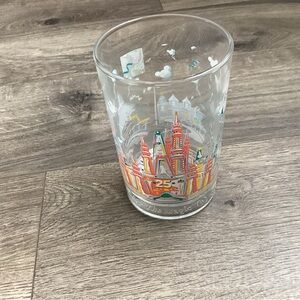 Disney World McDonald’s 25th Anniversary Glass Magic Kingdom. Never Used!